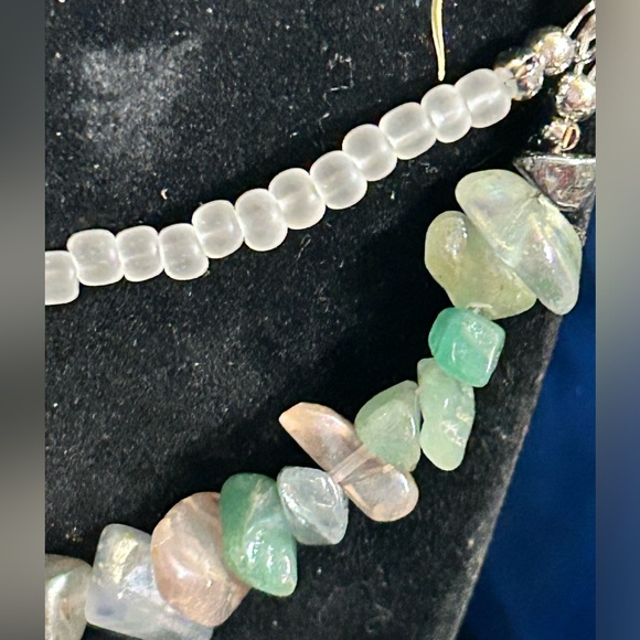 Flourite & Frost Necklace & Bracelet - Picture 6 of 12